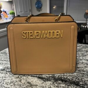 Steve Madden Bevelyn Convertible Camel Crossbody Bag